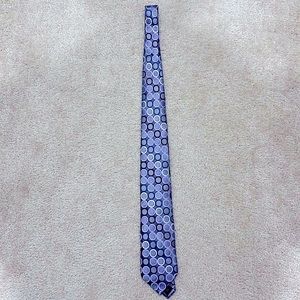 Michael Kors purple and grey tie